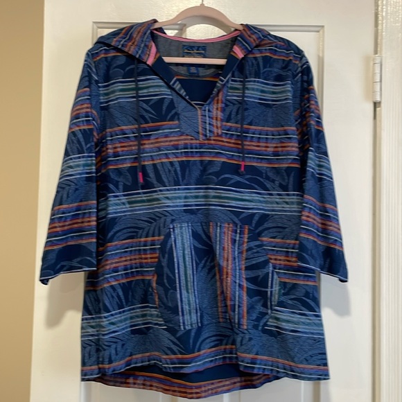 Tommy Bahama and Pendleton Baja Hoodie Shirt Size L - Picture 1 of 5